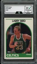 1989 Panini Hoops #150 Larry Bird GRADED 10 GEM MINT Card Boston Celtics HOF