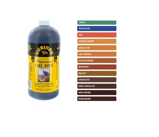 Fiebing's Professional Pro Oil Leather Dye 32 oz. (1 Q) - not for CA customers - Image 1 of 3