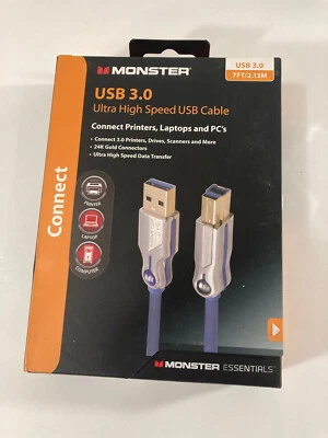 Monster USB 3.0 Micro Ultra 7 Feet ultra High Speed Cable. - Image 1 of 3