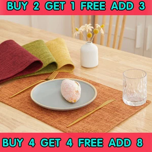 2024 Scandinavia Fabric Insulated Table Mat Western Coasters Kitchen Place Mat~/ - Picture 1 of 41