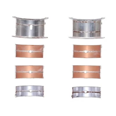 Juego de cojinetes principales del cigüeñal tamaño .010 1942-1954 Dodge Plymouth 218 230 6 cilindros Foto 1 de 2