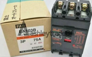ONE New Fuji EA103B 3P 75A Circuit breaker - Picture 1 of 1