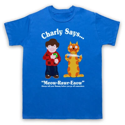 Charly 70s Retro Public Information Says Adults T-Shirt All Sizes Colours - Image 1 of 4