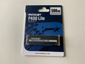 NEW Patriot P400 Lite PCIe Gen4 x 4 M.2 Internal SSD 500GB Memory SEALED $40 - Afbeelding 1 van 5