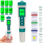 LCD Backlight Water Quality Meter Tester 7 in 1 For PH/ORP/EC/TEMP/SALT/S G/TDS