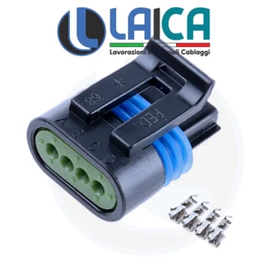 1PZ KIT CONNETTORE 4 POLI PIN TENUTA STAGNA DELPHI PULL TO SEAT 12162188 - Imagen 1 de 8