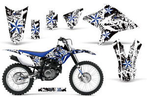 Dirt Bike Decal Graphics Kit Sticker Wrap For Yamaha TTR230 05-18 NSTAR BLU WHT