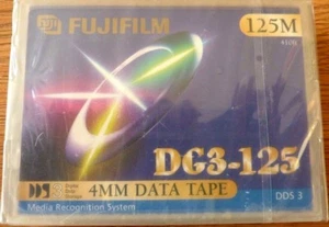 Fujifilm 4mm Data Tape DG3-125 125M 12GB / 24GB NEW Sealed  - Picture 1 of 3