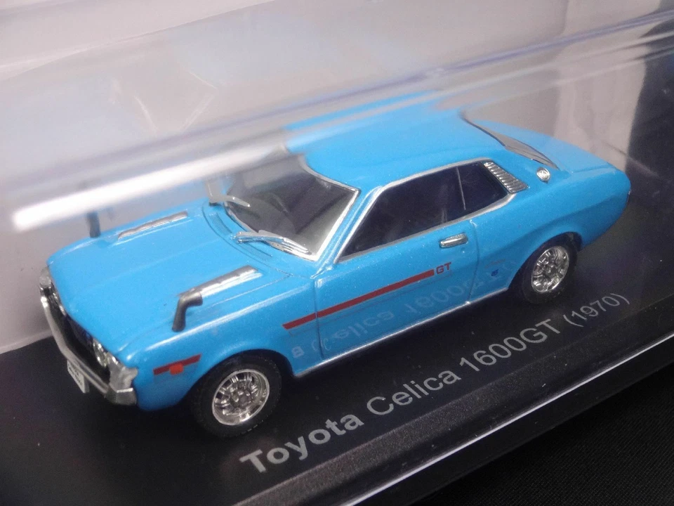 Toyota Celica 1600GT 1970 Azul Escala 1/43 Caja Mini Coche Exhibición Diecast Vol 9 Foto 1 de 4