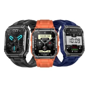Medicoswatch GNX6 Men Sport Smart Watch With Bluetooth Calling Compass - Picture 1 of 6