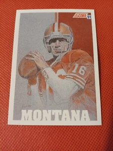 Tarjeta de Jugador Más Valioso del Equipo Joe Montana 1991 #620 SF San Francisco 49ers KC Chiefs - Imagen 1 de 2