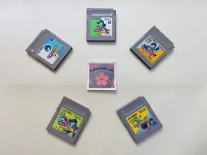 Nintendo Gameboy Mega man World 1 2 3 4 5 Rockman Capcom Japanese Game Tested JP - Picture 1 of 73
