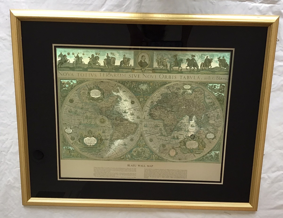 Blaeu Map In Reproduction Antique Maps, Atlases & Globes for Blaeu Map In Reproduction Antique Maps, Atlases & Globes for