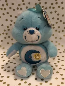 Bedtime Bear Care Bear 20th Anniversary Edition Kiss Curl Beanie Rare NWT - Picture 1 of 6