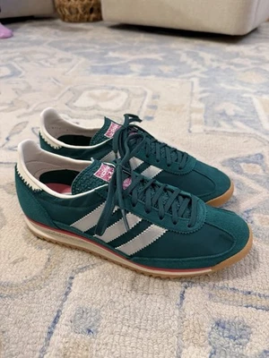 ADIDAS SL 72 Original Casual Shoes Women's Size 8.5 Green Silver Pink - Image 1 of 4