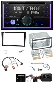 JVC Lenkrad USB 2DIN DAB Bluetooth CD Autoradio für Opel Corsa C Tigra Vectra C - Bild 1 von 13