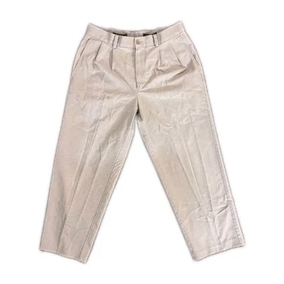 VTG Nordstrom Men's Dress Pants 34x29 Beige Slacks Wrinkle Free Classic Khakis - Image 1 of 4