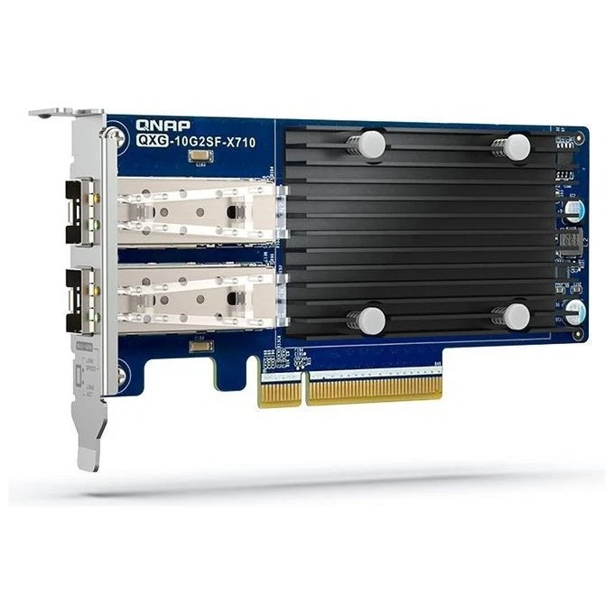 QNAP QXG-10G2SF-X710 SCHEDA DI RETE DUAL-PORT SFP 10GBE LOW PROFILE PCIe GEN3 x