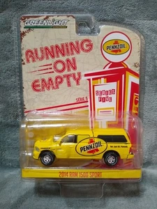 Greenlight 2014 Ram 1500 Sport Pickup Pennzoil 🟡 Gummireifen läuft leer - Bild 1 von 12