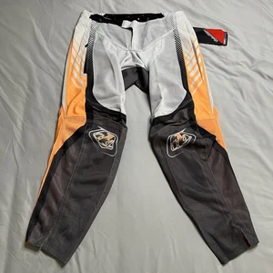 Troy Lee Designs TLD GP Pro Air Pants Mens 32x28 Gray Orange Off-Road Motocross - Picture 1 of 21