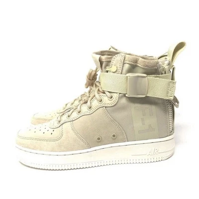 Nike SF Air Force 1 Mid AF1 Entrenadores Mujer Talla 6.5 Fossil Sail AA3966-202 Foto 1 de 4