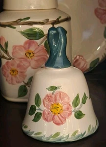 FRANCISCAN DESERT ROSE BELL, Danbury Mint Collection, FREE SHIPPING Made in USA  - Picture 1 of 4