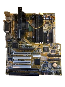 Asus P2b-LS + Pentium 3 Sl35e + 16mb RAM SLOT1 ISA AGP PCI tested and working - Bild 1 von 6