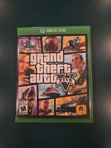 Grand Theft Auto Five, GTA 5 V (Microsoft Xbox One, 2014) Complete With Map! - Picture 1 of 4