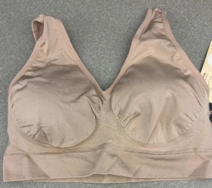 Truekind Everyday Throw-on Wireless Bralette. 2XL. Nude. NWT - Picture 1 of 3