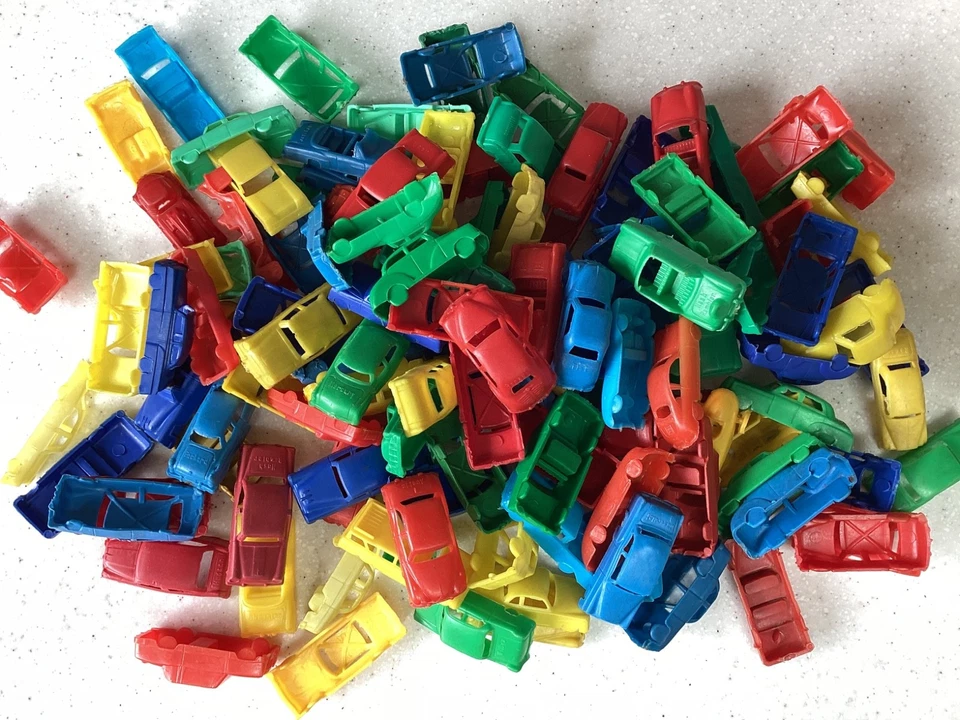 Lot of 150Vintage 1950's Soft Plastic Cars In Assorted Colors - Image 1 of 1