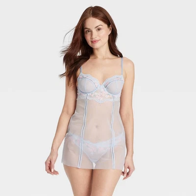 Women's Unlined Garden Party Lingerie Slip Dress - Image 1 of 2