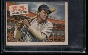 Babe Ruth 1954 Topps Scoops Babe Ruth Sets Record Yankees #41 - Picture 1 of 2