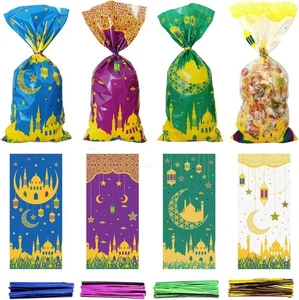 DoneJPee Ramadan Goodie Bags, 100 Pcs, 4 1 Count (Pack of 100), Multicolor - Picture 1 of 7