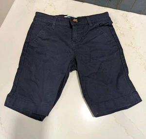 Old Navy Size 7 Boys Shorts Bermuda Dark Uniform Blue Adjustable Waist Navy - Picture 1 of 4