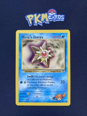 Pokémon TCG Misty's Staryu Gym Heroes 90/132 Regular LP. - Image 1 of 3