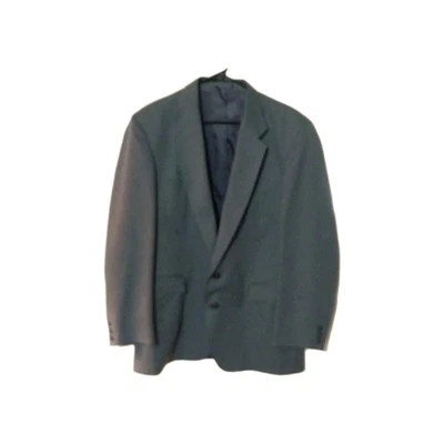 Blazer Chaqueta De Colección EE. UU. Circle S 44R Azul Tejido Occidental Traje Deportivo Abrigo Vaquero Foto 1 de 4