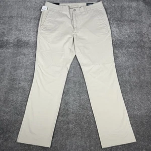 NWT Bonobos Pants Men's 36x30 Beige Slim Stretch Washed Chino Straight - Picture 1 of 10