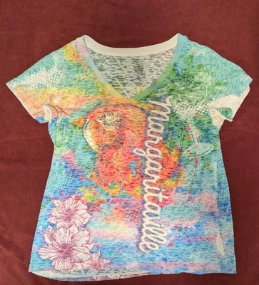 Margaritaville Woman To Blame Parrot Shirt - Size XL - Image 1 of 4