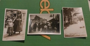 3 X Fotos Vintage Años 50 Holanda Escena Callejera Ropa Tradicional - Imagen 1 de 4