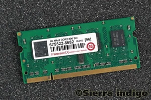 Transcend 1G 1Rx8 DDR2 800 SO 1GB SODIMM Memory RAM - Picture 1 of 1