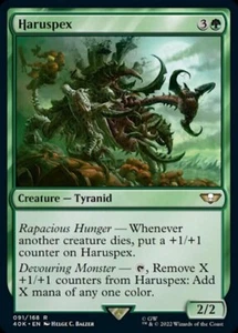 x1 Haruspex R MTG Commander: Universes Beyond: Warhammer 40,000 M/NM, English - Picture 1 of 1