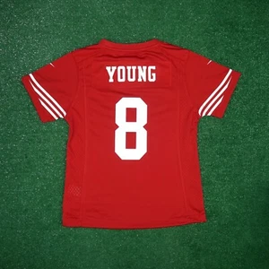 Steve Young NFL Nike San Francisco 49ers Home Red Girls YOUTH Game Jersey - Picture 1 of 7