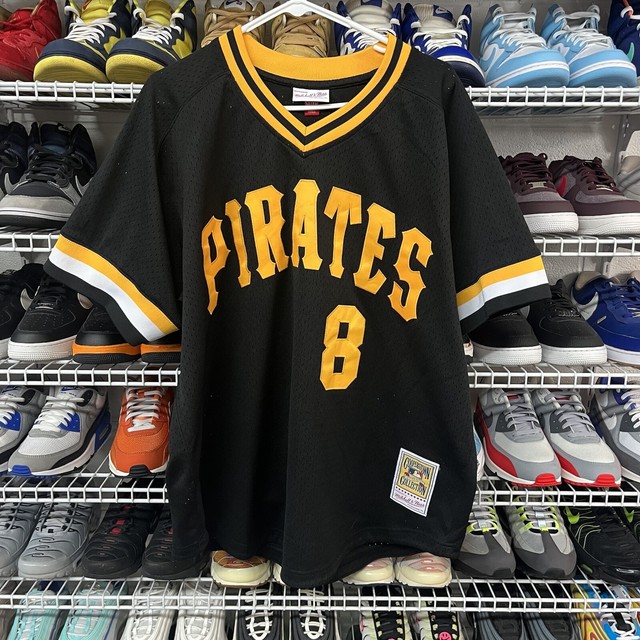 Men's Mitchell & Ness Willie Stargell Black Pittsburgh Pirates 1982 Authentic Cooperstown Collection Mesh Batting Practice Jersey, Size: XL