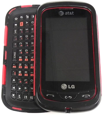 LG Xpression / Expression C395 - Red and Black ( AT&T ) Cellular Phone - Bundled - Image 1 of 4