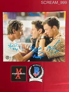 Matthew Lillard Skeet Ulrich Jamie Kennedy cast urlato firmato 8x10 foto Beckett - Foto 1 di 1