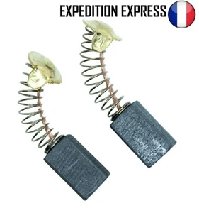 Paire de charbons pour moteur électrique 6.5x7.5x13.5mm Universel Balais Brosses - Foto 1 di 12