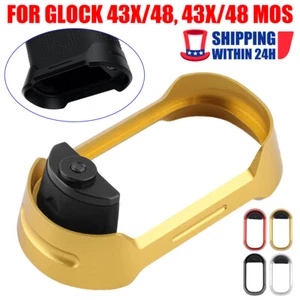 TOP！New Anodized Aluminum Flared Magwell For Glock 43X 48 G43X G48 - Picture 1 of 20