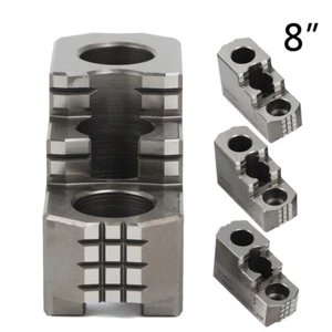 Ganasce mandrino rigido 8" per tornio CNC Kitagawa B-210 tipo 1,5mm x 60° 3 set - Foto 1 di 10