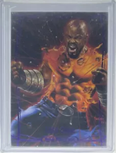 2016 Upper Deck Marvel Masterpieces Epic Purple /199 Luke Cage #26 - Picture 1 of 2