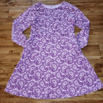 Vestido de bolsillo Lands' End de cachemira para niña talla M 10-12 Foto 1 de 4